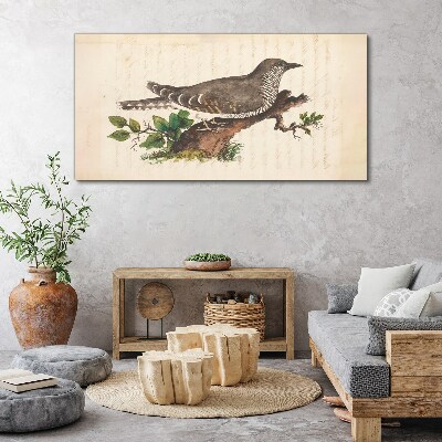 Bild auf leinwand Kuckuck auf einem Ast