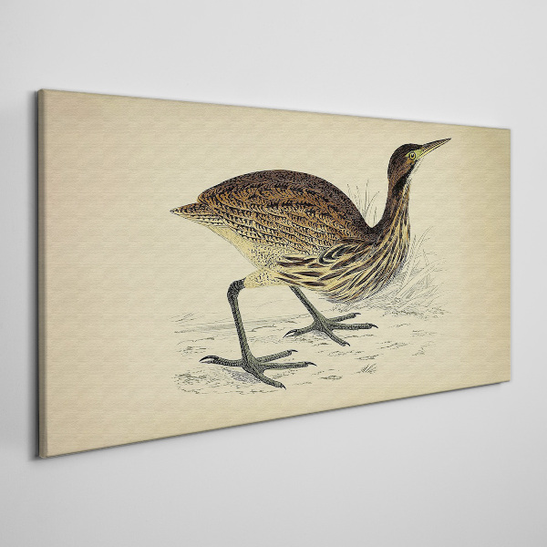 Foto auf leinwand Vogelmuster auf Naturhintergrund