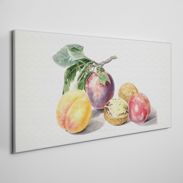 Foto auf leinwand Fruchtbouquet auf weißem Hintergrund