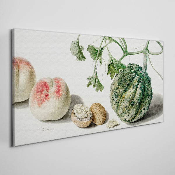 Foto auf leinwand Früchte und Nüsse im Einklang
