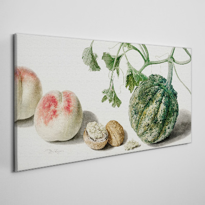 Foto auf leinwand Früchte und Nüsse im Einklang