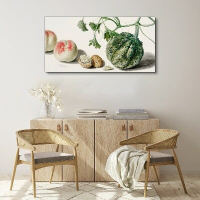 Foto auf leinwand Früchte und Nüsse im Einklang