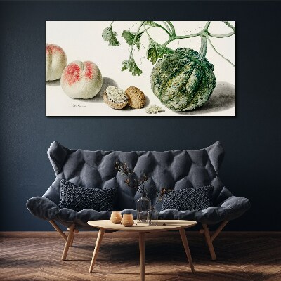 Foto auf leinwand Früchte und Nüsse im Einklang