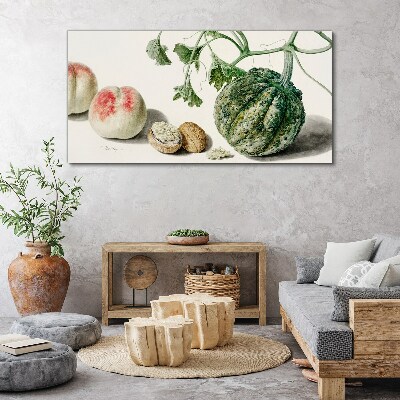 Foto auf leinwand Früchte und Nüsse im Einklang