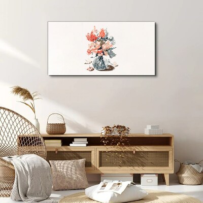 Wandbild Blumenstrauß in einer Vase