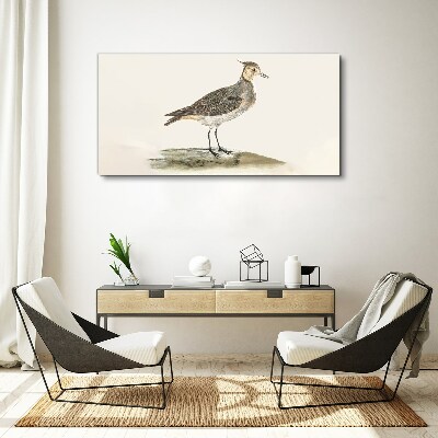 Foto auf leinwand Ein eleganter Vogel vor der Kulisse der Natur