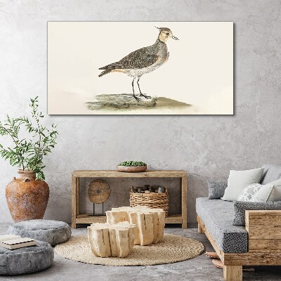 Foto auf leinwand Ein eleganter Vogel vor der Kulisse der Natur