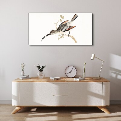 Foto auf leinwand Vogel auf einem Ast