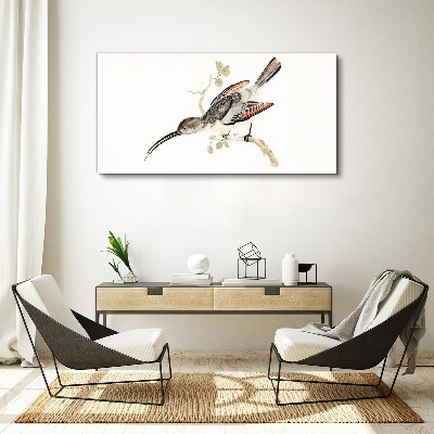 Foto auf leinwand Vogel auf einem Ast