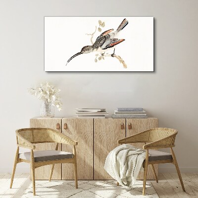 Foto auf leinwand Vogel auf einem Ast