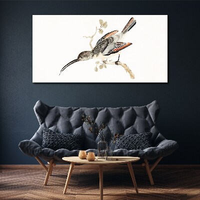 Foto auf leinwand Vogel auf einem Ast