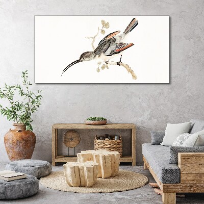 Foto auf leinwand Vogel auf einem Ast
