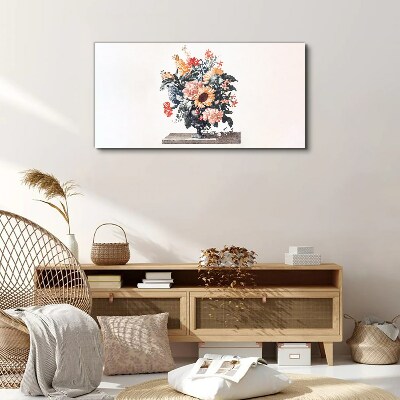 Foto auf leinwand Blumenstrauß in einer Vase