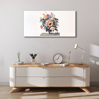 Foto auf leinwand Blumenstrauß in einer Vase