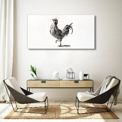 Foto auf leinwand Tanzender Hahn