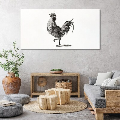Foto auf leinwand Tanzender Hahn