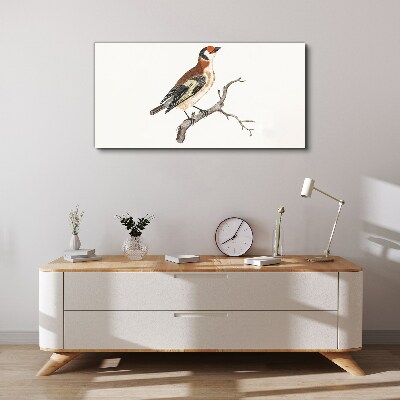 Foto auf leinwand Vogel auf einem Ast