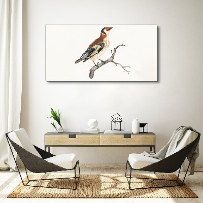 Foto auf leinwand Vogel auf einem Ast