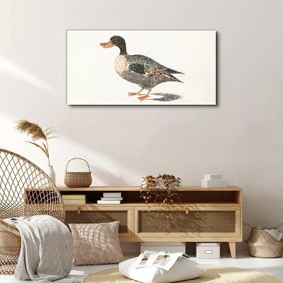 Foto leinwand Ente im naturalistischen Stil