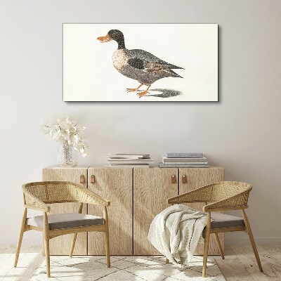 Foto leinwand Ente im naturalistischen Stil
