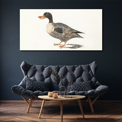 Foto leinwand Ente im naturalistischen Stil