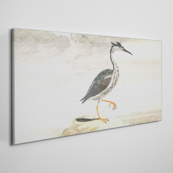 Foto auf leinwand Ein Zugvogel vor der Kulisse der Natur