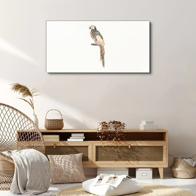 Foto auf leinwand Vogel auf einem Ast