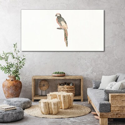 Foto auf leinwand Vogel auf einem Ast