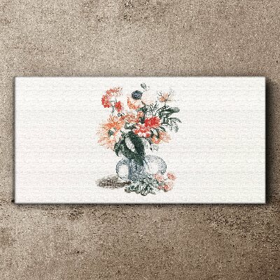 Foto auf leinwand Blumenstrauß in einer Vase