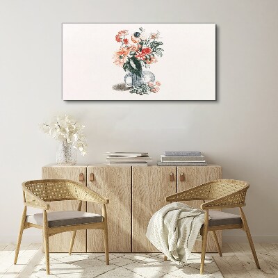 Foto auf leinwand Blumenstrauß in einer Vase