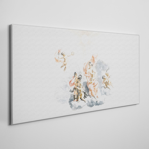 Foto auf leinwand Engel in den Wolken