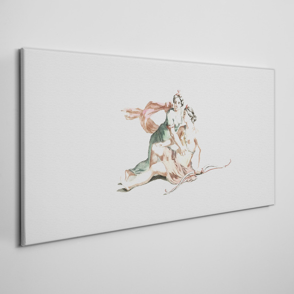 Foto auf leinwand Mythologische Szene mit weiblichen Figuren