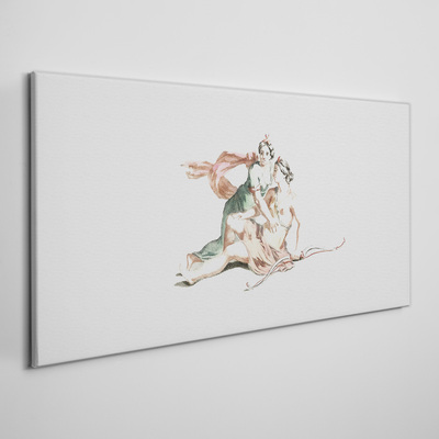 Foto auf leinwand Mythologische Szene mit weiblichen Figuren