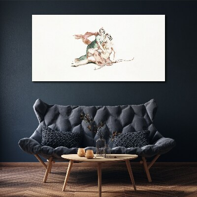 Foto auf leinwand Mythologische Szene mit weiblichen Figuren