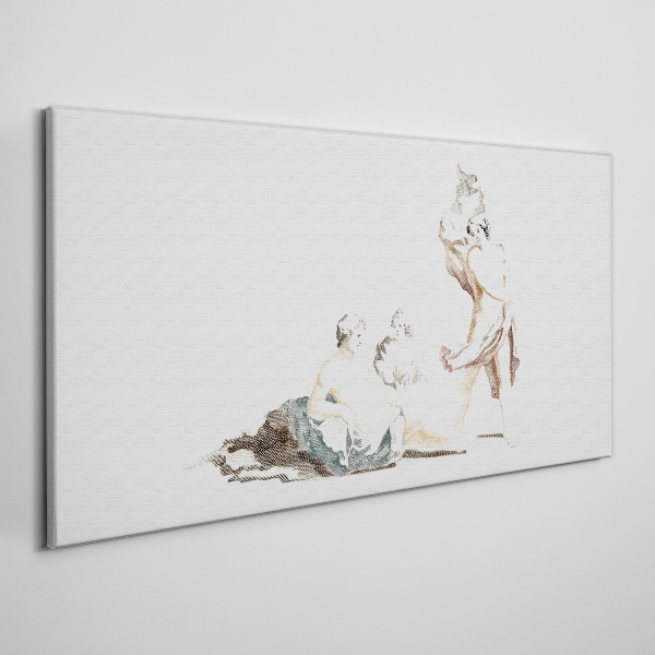 Foto auf leinwand Eine Szene aus dem Künstlerleben