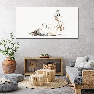Foto auf leinwand Eine Szene aus dem Künstlerleben