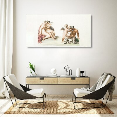 Bild auf leinwand Eine mythologische Begegnung im Glanz der Liebe