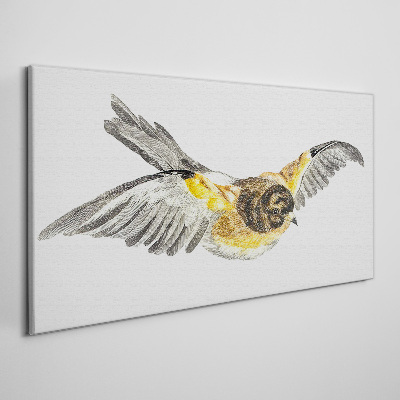 Foto auf leinwand Tier-Vogel-Zeichnung