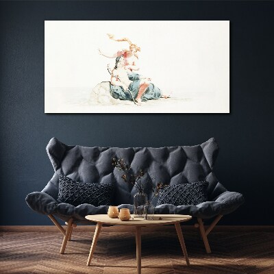 Foto auf leinwand Himmel und Erde