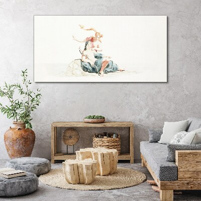 Foto auf leinwand Himmel und Erde