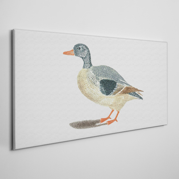 Foto auf leinwand Ente in Pastelltönen