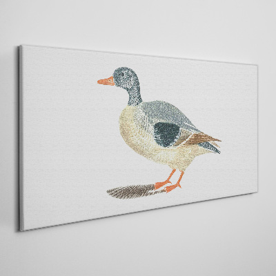 Foto auf leinwand Ente in Pastelltönen