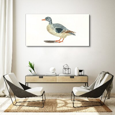 Foto auf leinwand Ente in Pastelltönen