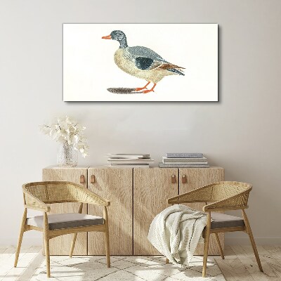 Foto auf leinwand Ente in Pastelltönen