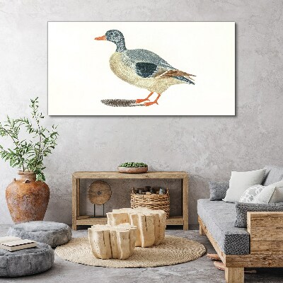 Foto auf leinwand Ente in Pastelltönen