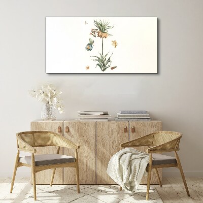 Foto auf leinwand Florale Motive in zarten Farben
