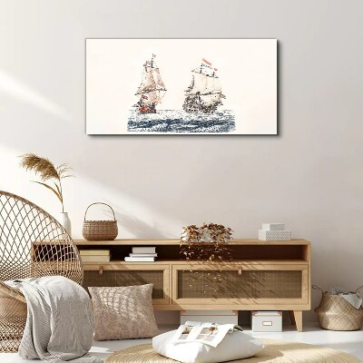 Foto auf leinwand Segelschiffe auf ruhiger See