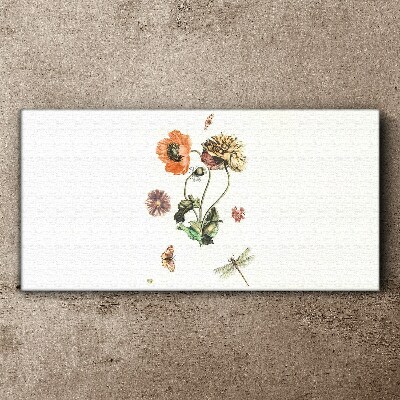 Wandbild Blumen Pflanzen