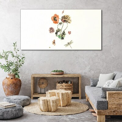 Wandbild Blumen Pflanzen