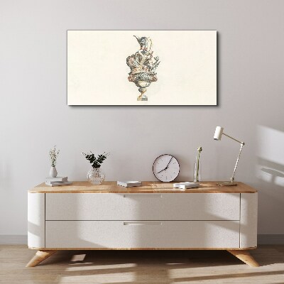 Foto auf leinwand Der Charme einer klassischen Vase